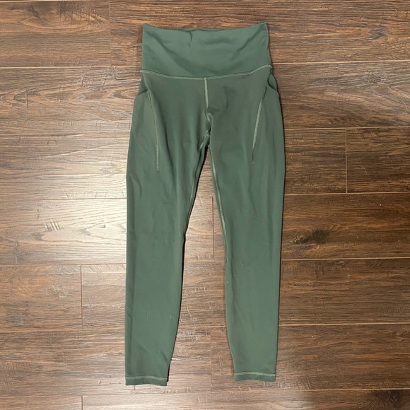 Wunder Train High-Rise Tight with Pockets 25" in Dark Forest - Picture 6 of 8